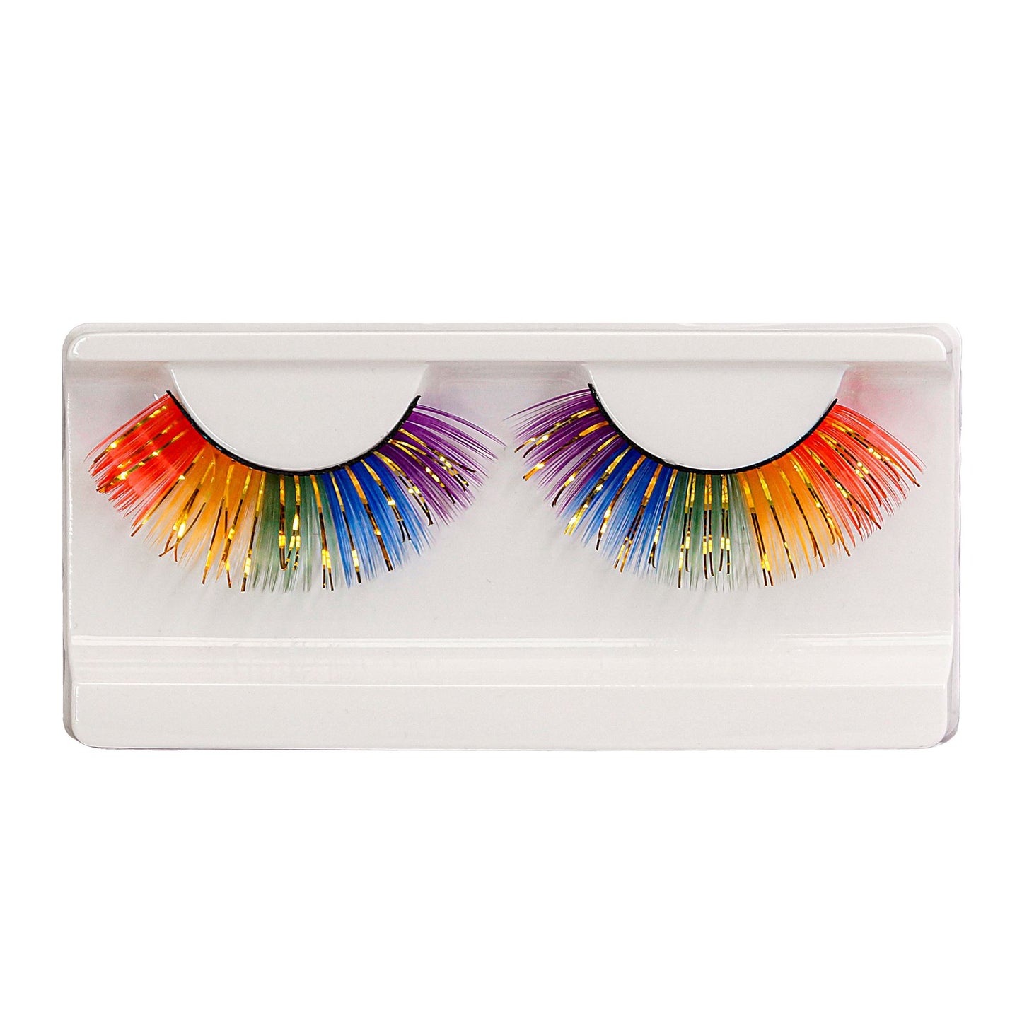 "REGENBOGEN WIMPERN" mit Klebstofftube – Detailansicht
