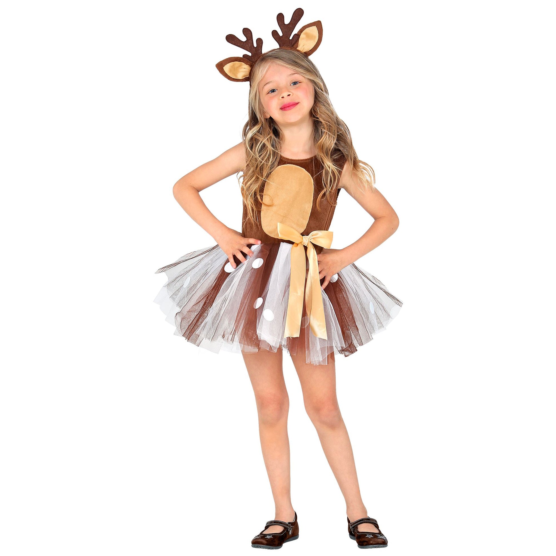 "REH" (Kleid mit Tutu, Haarreif) – Vorderansicht