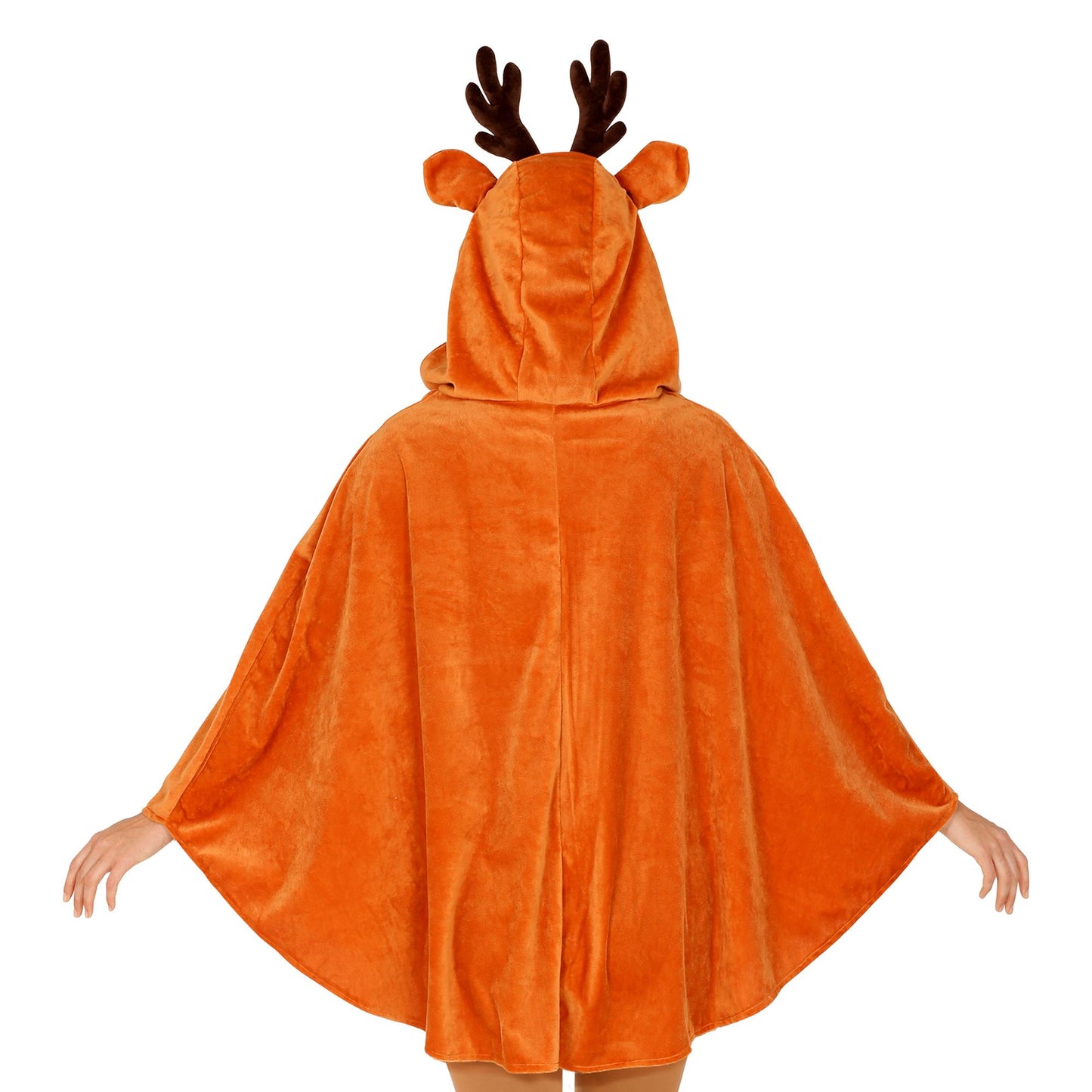 "REH" (Poncho mit Kapuze) – Detailansicht