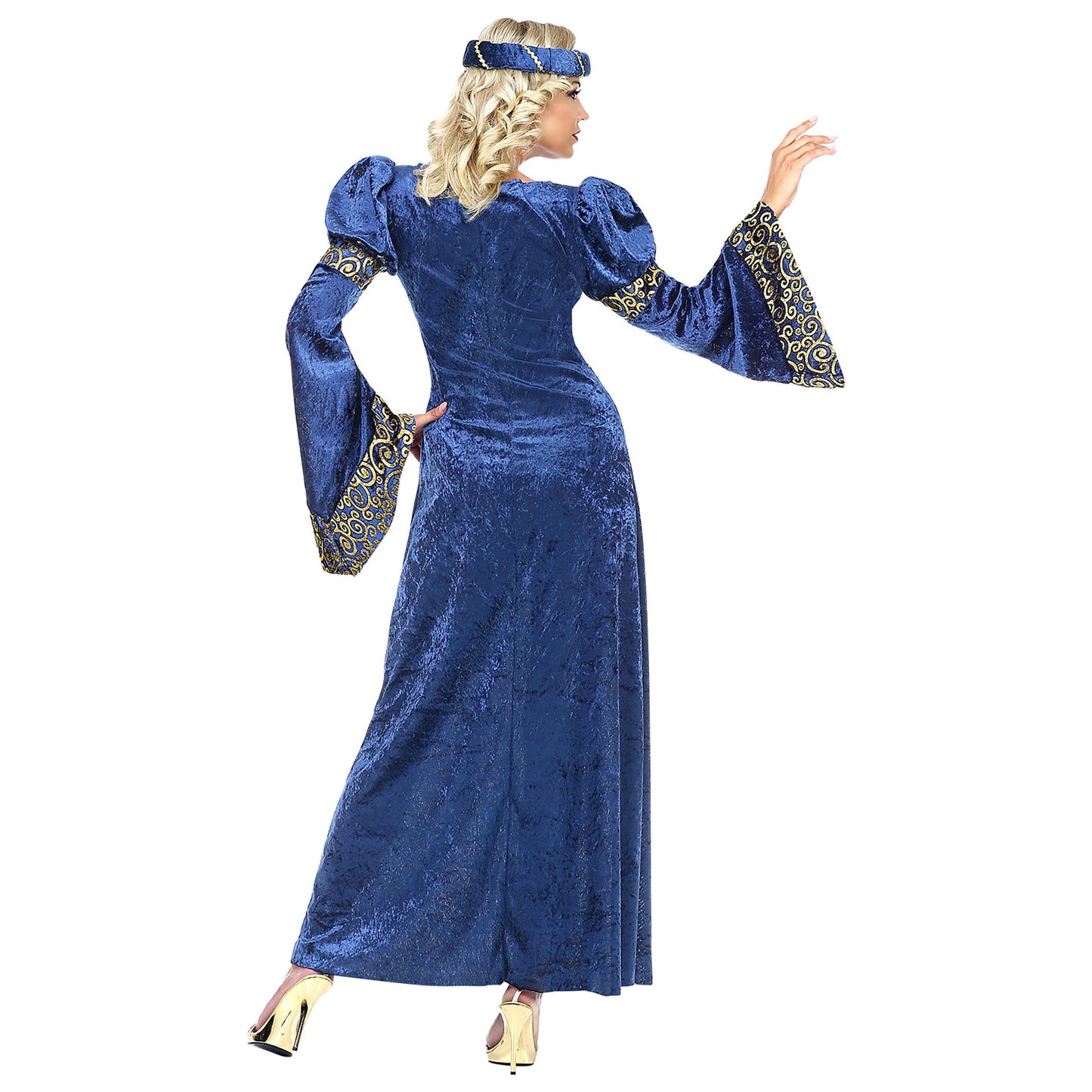 "RENAISSANCE DAME" (Kleid, Kopfschmuck) – Ansicht 4