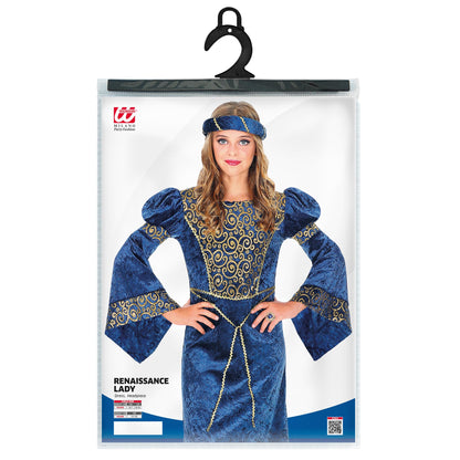"RENAISSANCE DAME" (Kleid, Kopfschmuck) – Ansicht 4