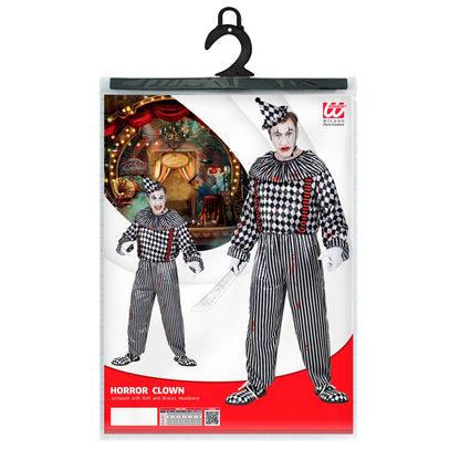 "RETRO CLOWN" (Overall mit Clownkragen und Hosenträgern, Kopfbedeckung) – Ansicht 5