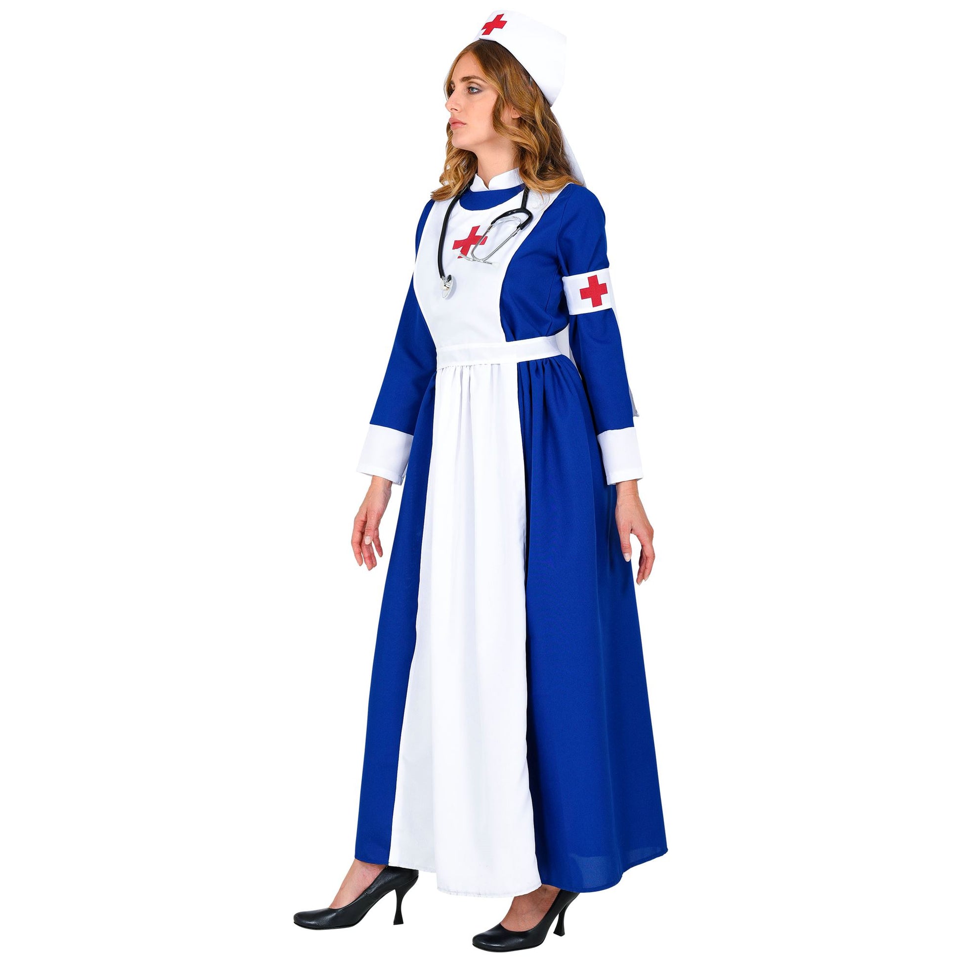 "RETRO KRANKENSCHWESTER" (Kleid, Haube, Armbinde) – Ansicht 3