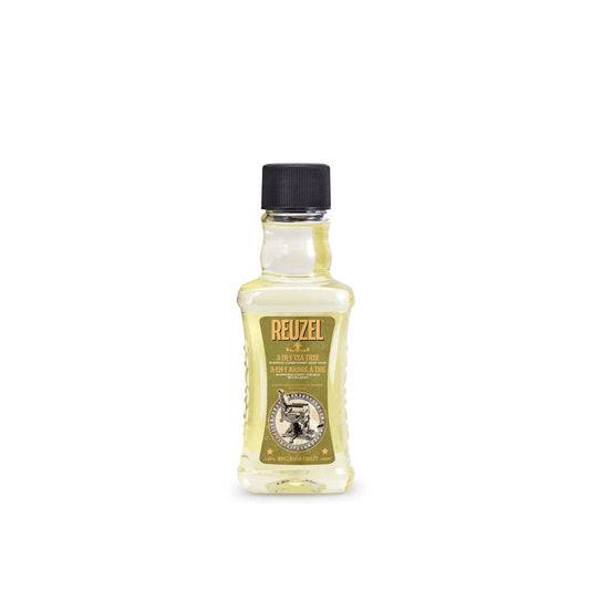 Reuzel Reuzel, Reuzel, Teebaumöl, Haarshampoo, Spülung & Duschgel 3-in-1, Feuchtigkeitsspendend, 100 ml Regular