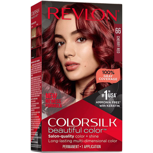 Revlon Revlon, Colorsilk, Permanente Haarfarbe, 66 Cherry Red, 130 ml Regular