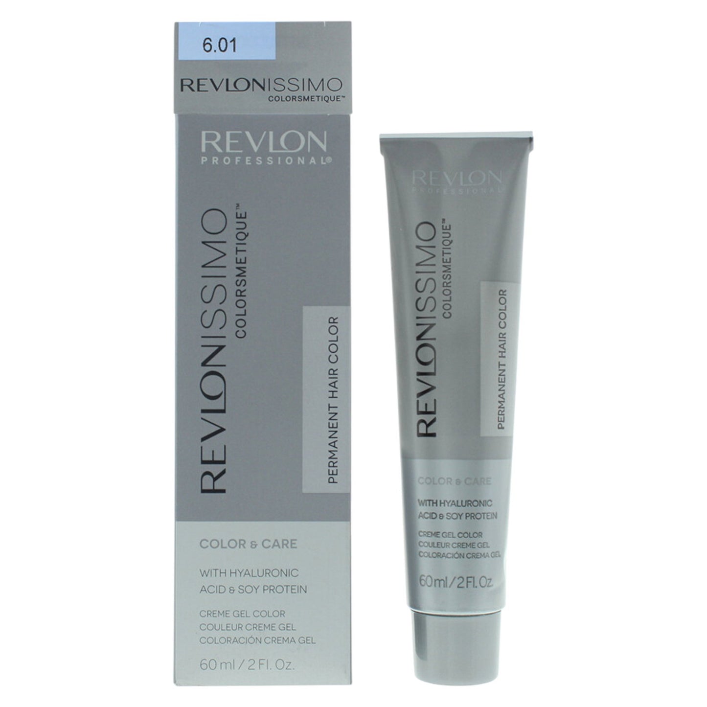 Revlon, Revlonissimo Colorsmetique, Karmel, Permanente Haarfarbe, 6.01 Dark Natural Ash Blonde, 60 ml