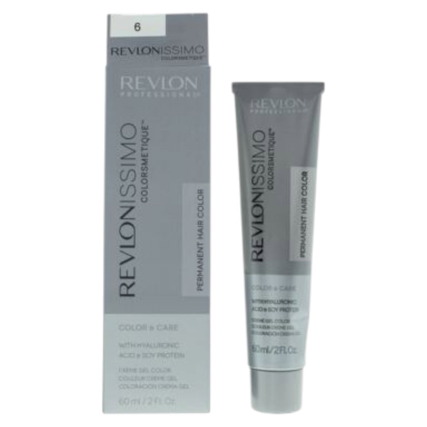 Revlon Revlon, Revlonissimo Colorsmetique, Hyaluronsäure, Permanente Haarfarbe, 6 6 Dark Blonde, 60 ml Regular