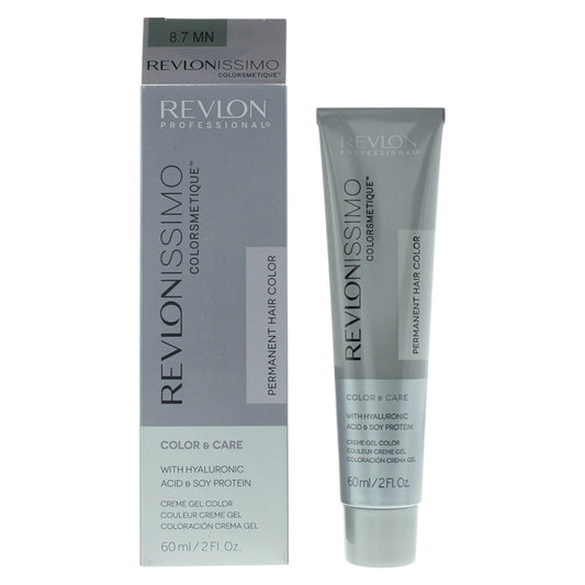 Revlon Revlon, Revlonissimo Colorsmetique, Hyaluronsäure, Permanente Haarfarbe, 8.7MN Light Blonde Maximum, 60 ml Regular