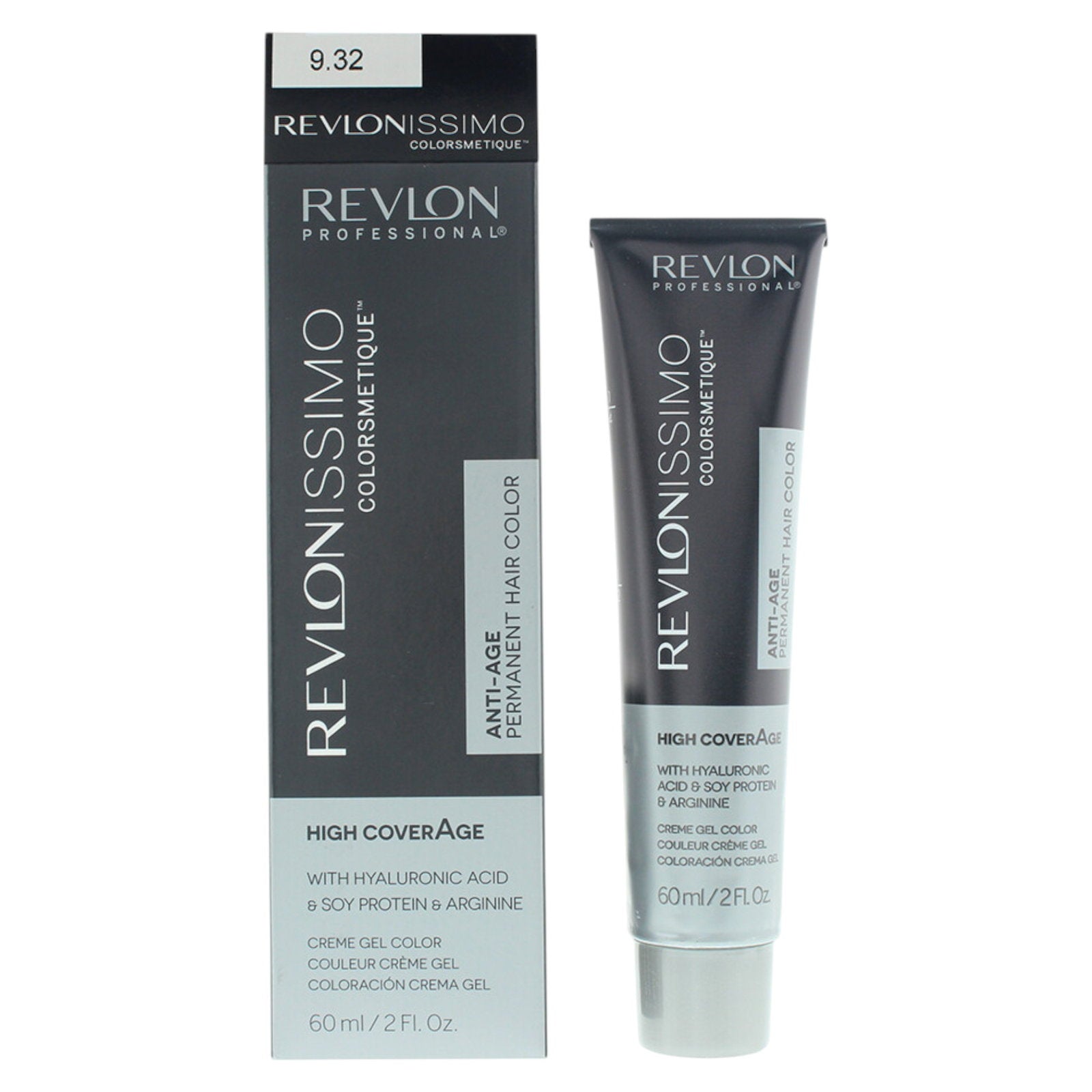 Revlon Revlon, Revlonissimo Colorsmetique, Nährend, Permanente Haarfarbe, 9.32 Very Light Golden Pearl Blonde, 60 ml Regular