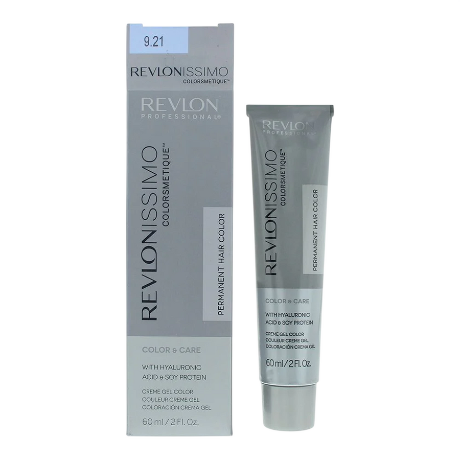 Revlon, Revlonissimo Colorsmetique, Permanente Haarfarbe, 9.21 Very Light Iridescent Ash Blonde, 60 ml