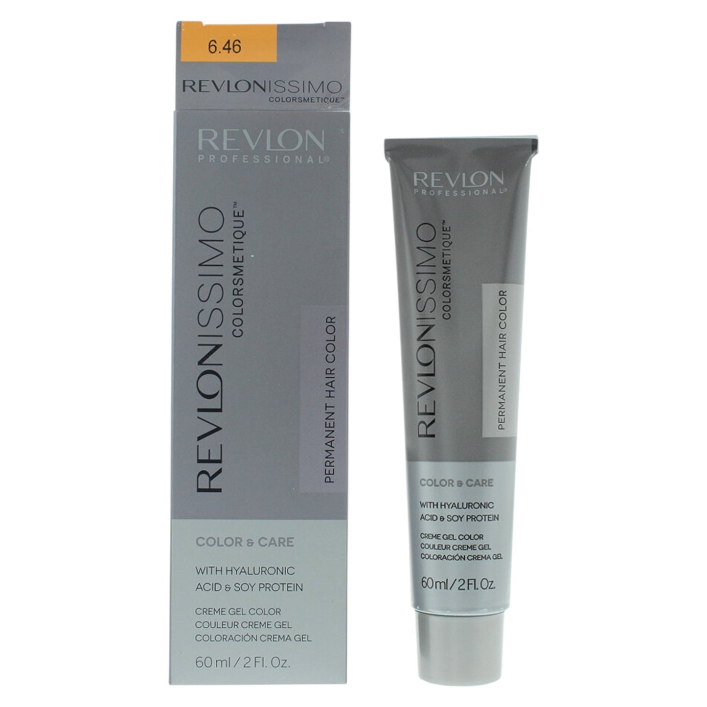 Revlon Revlon, Revlonissimo Colorsmetique, Permanente Haarfarbe, 6.46 Dark Red Copper Blonde, 60 ml Regular