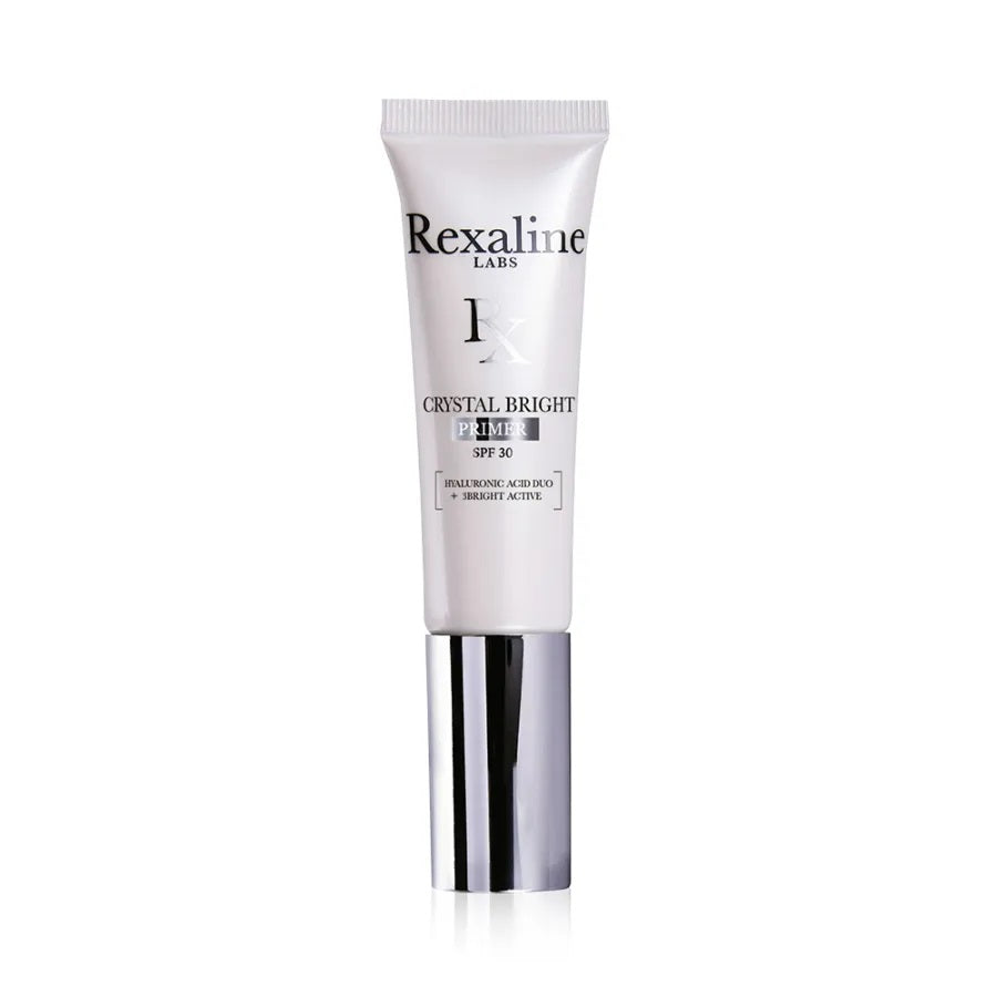 Rexaline Rexaline, Crystal Bright, Hyaluronsäure + 3 helle Wirkstoffe, Erleuchtend, Creme-Grundierung, 30 ml Regular