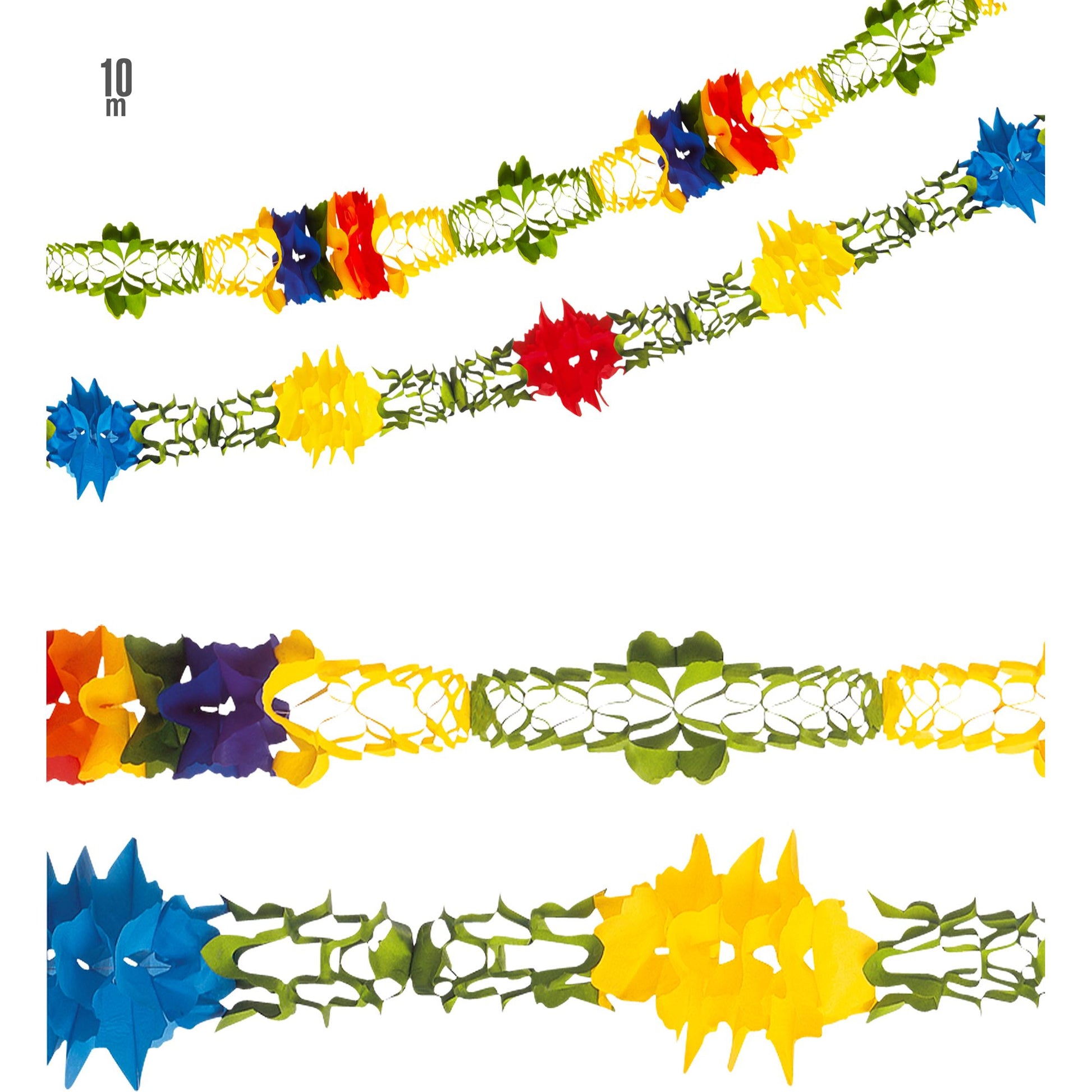 "RIESENGIRLANDE" 10 m - Ø 26 cm - sort. in 2 Modellen – Vorderansicht
