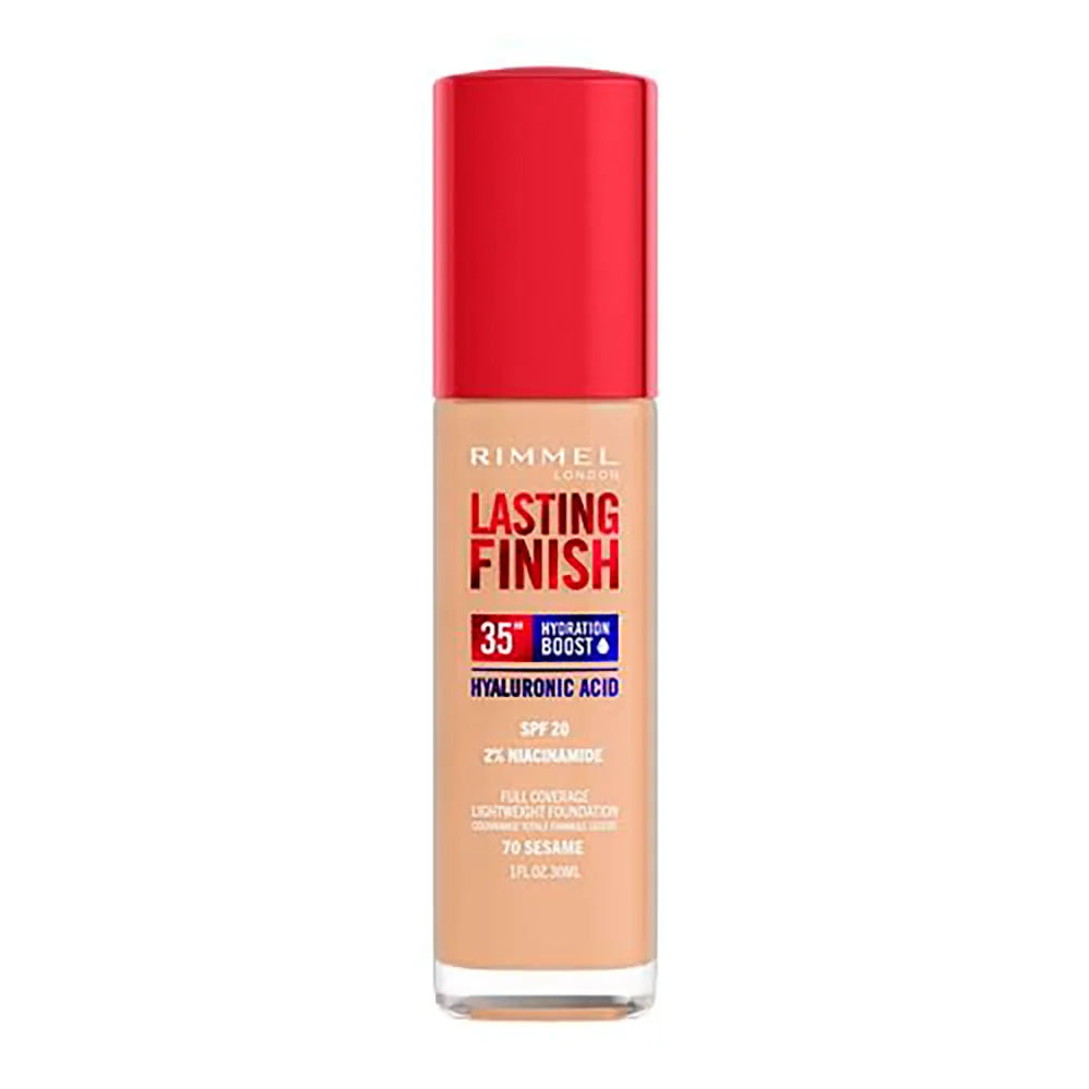Rimmel London Lasting Finish Hydration Boost Foundation SPF20 070 Sesame 30 ml