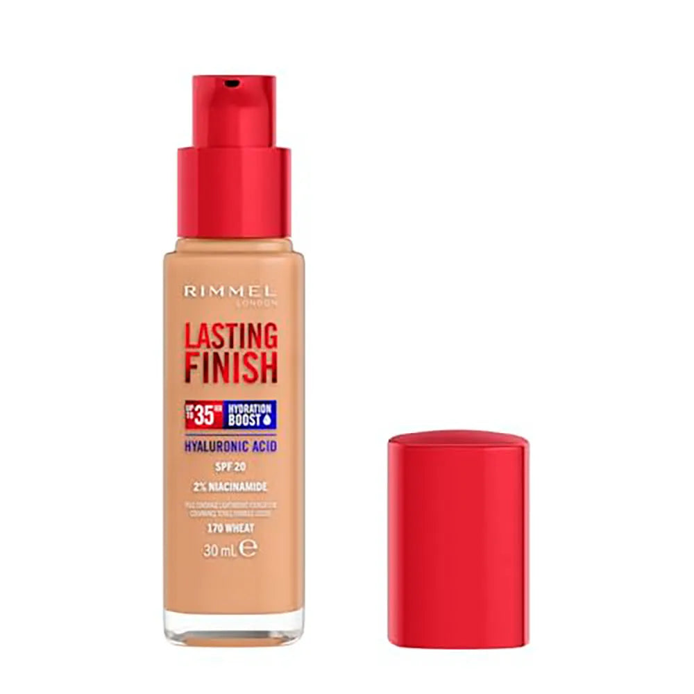 Rimmel London Lasting Finish Hydration Boost SPF20 Foundation 170 Wheat 30 ml