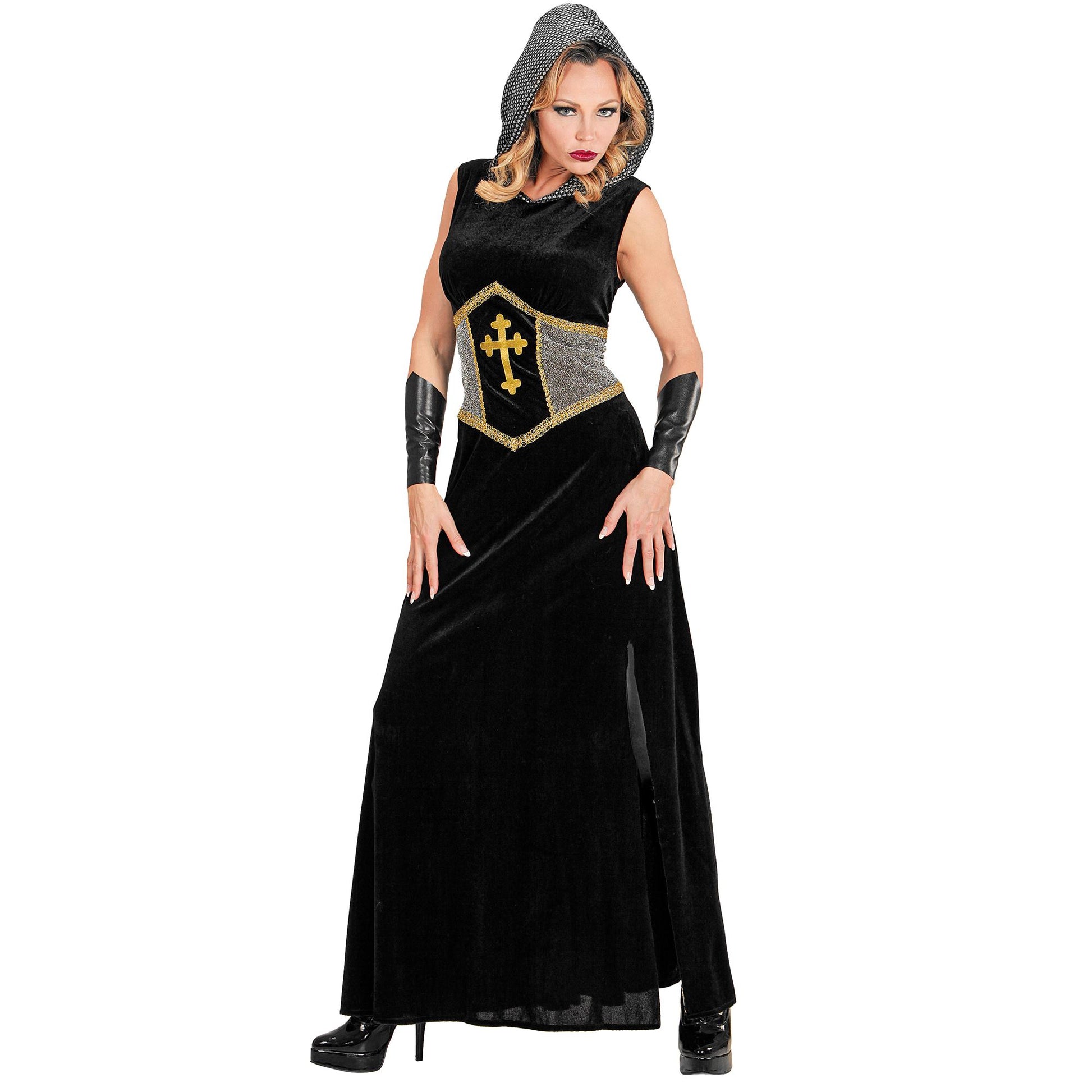 "RITTER" (Kleid mit Kapuze, Armstulpen) – Ansicht 3
