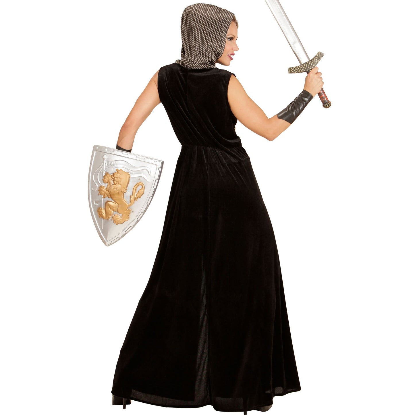 "RITTER" (Kleid mit Kapuze, Armstulpen) – Ansicht 4