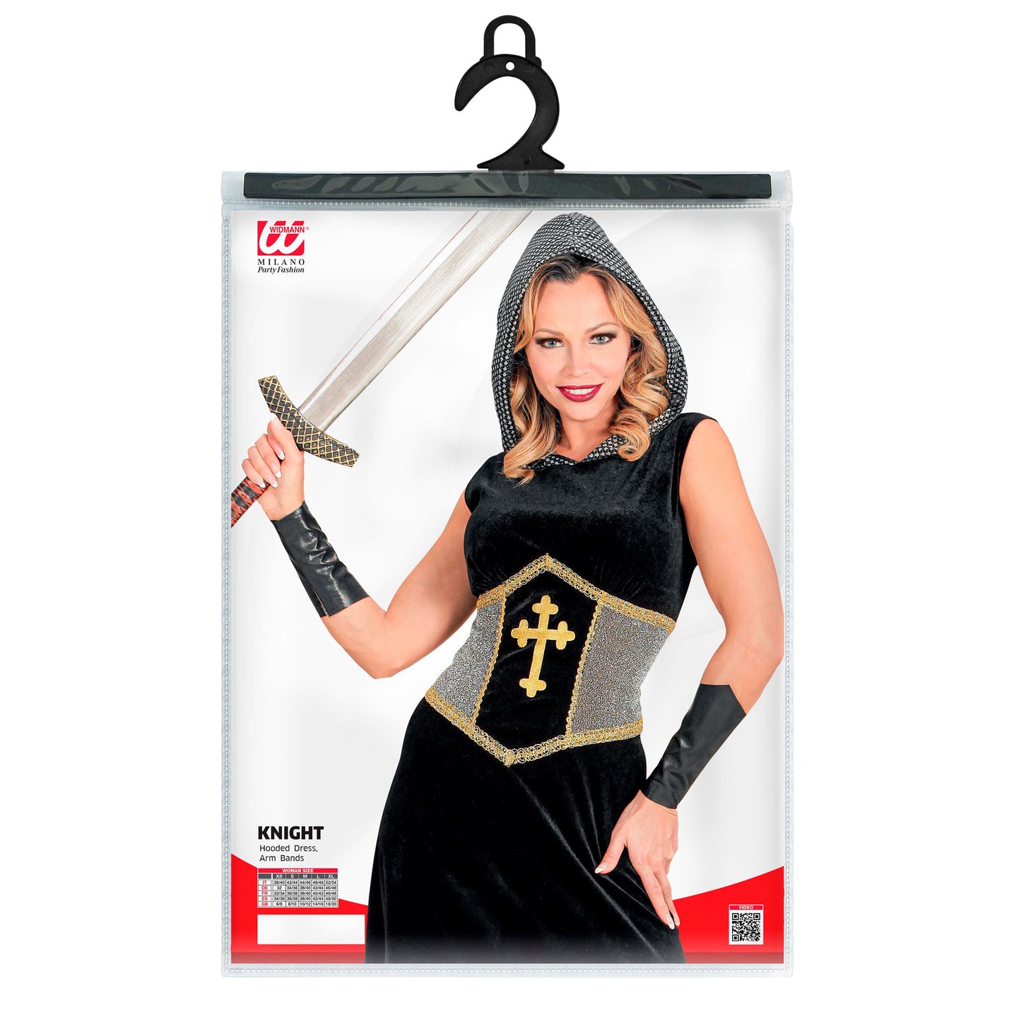 "RITTER" (Kleid mit Kapuze, Armstulpen) – Ansicht 5