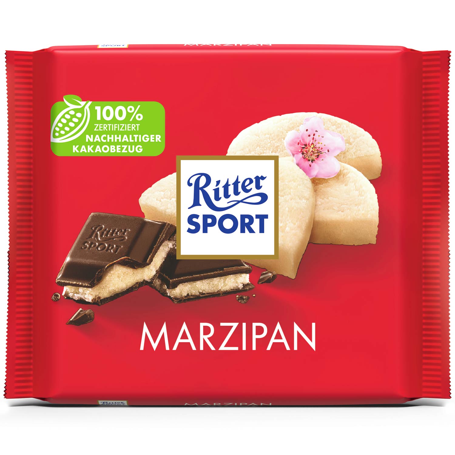 Ritter Sport Marzipan 100g Tafelschokolade