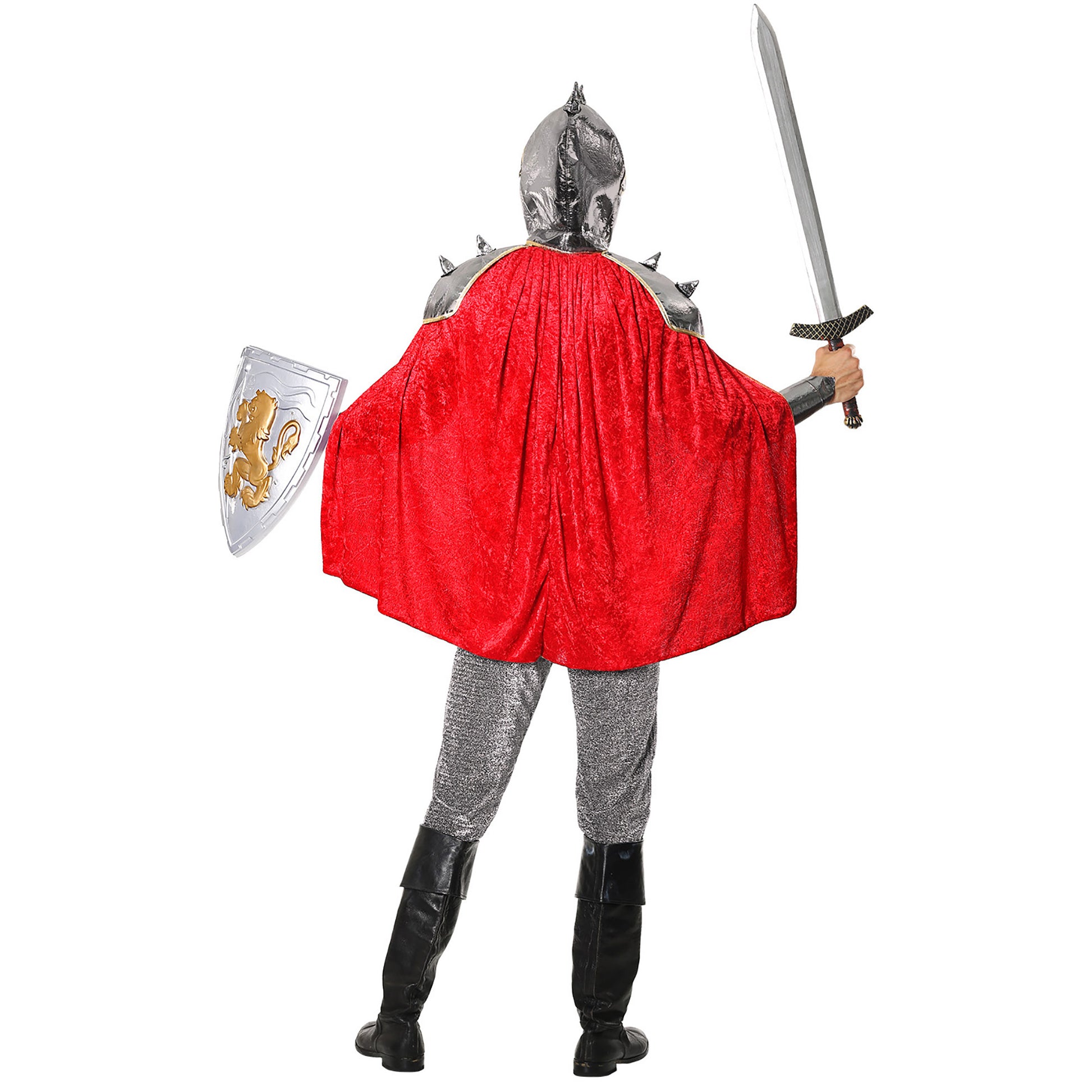 "RITTER" (Tunkia mit Rüstung & Umhang, Gürtel, Helm) – Ansicht 4