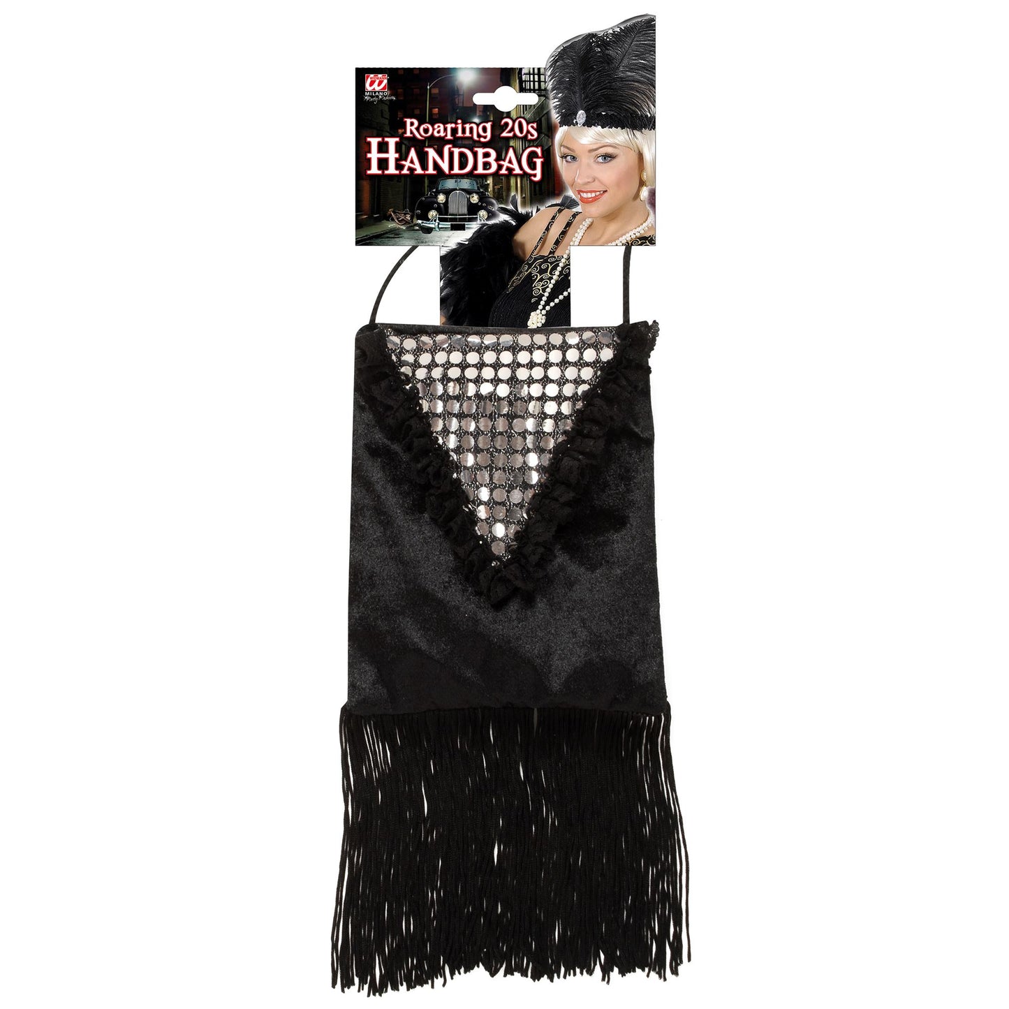 "ROARING 20s RETROHANDTASCHE" aus Samt und Pailletten – Ansicht 3