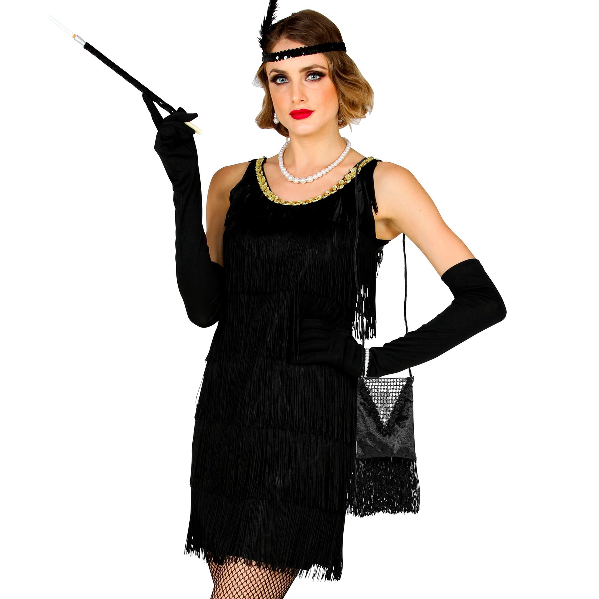 "ROARING 20s RETROHANDTASCHE" aus Samt und Pailletten – Ansicht 4