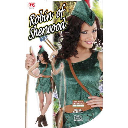 "ROBIN OF SHERWOOD GIRL" (Kleid, Gürtel, Hut) – Detailansicht