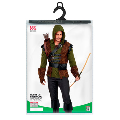 "ROBIN OF SHERWOOD" (Oberteil mit Kapuze und Weste, Schärpe mit Schnalle, Gütel mit Tasche, Handschuhe, Stiefelüberzieher) – Ansicht 5