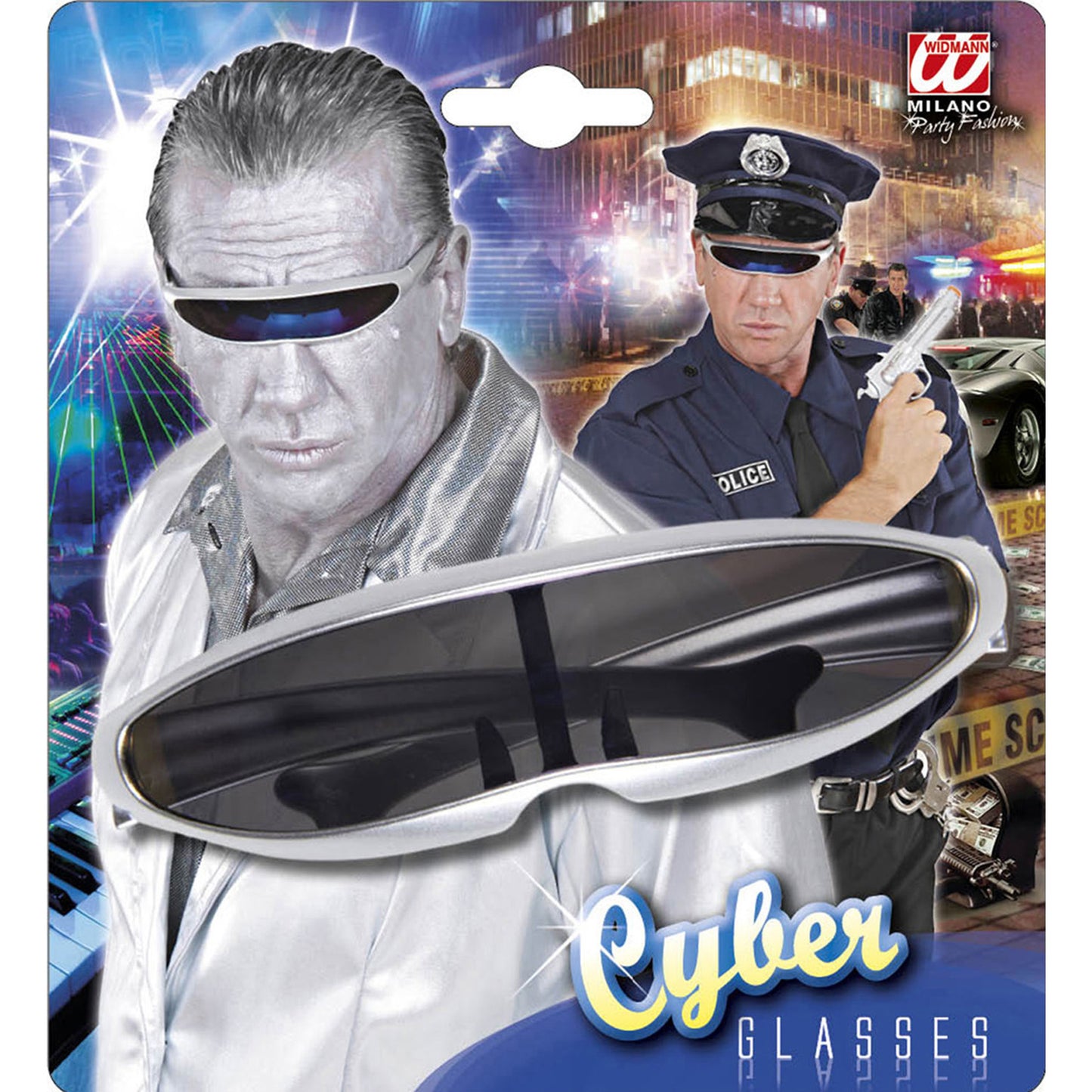 "ROBOT BRILLE SILBER" – Detailansicht
