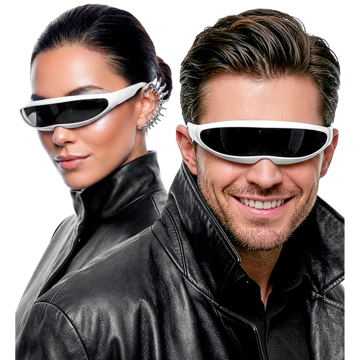 "ROBOT BRILLE WEISS" – Ansicht 3