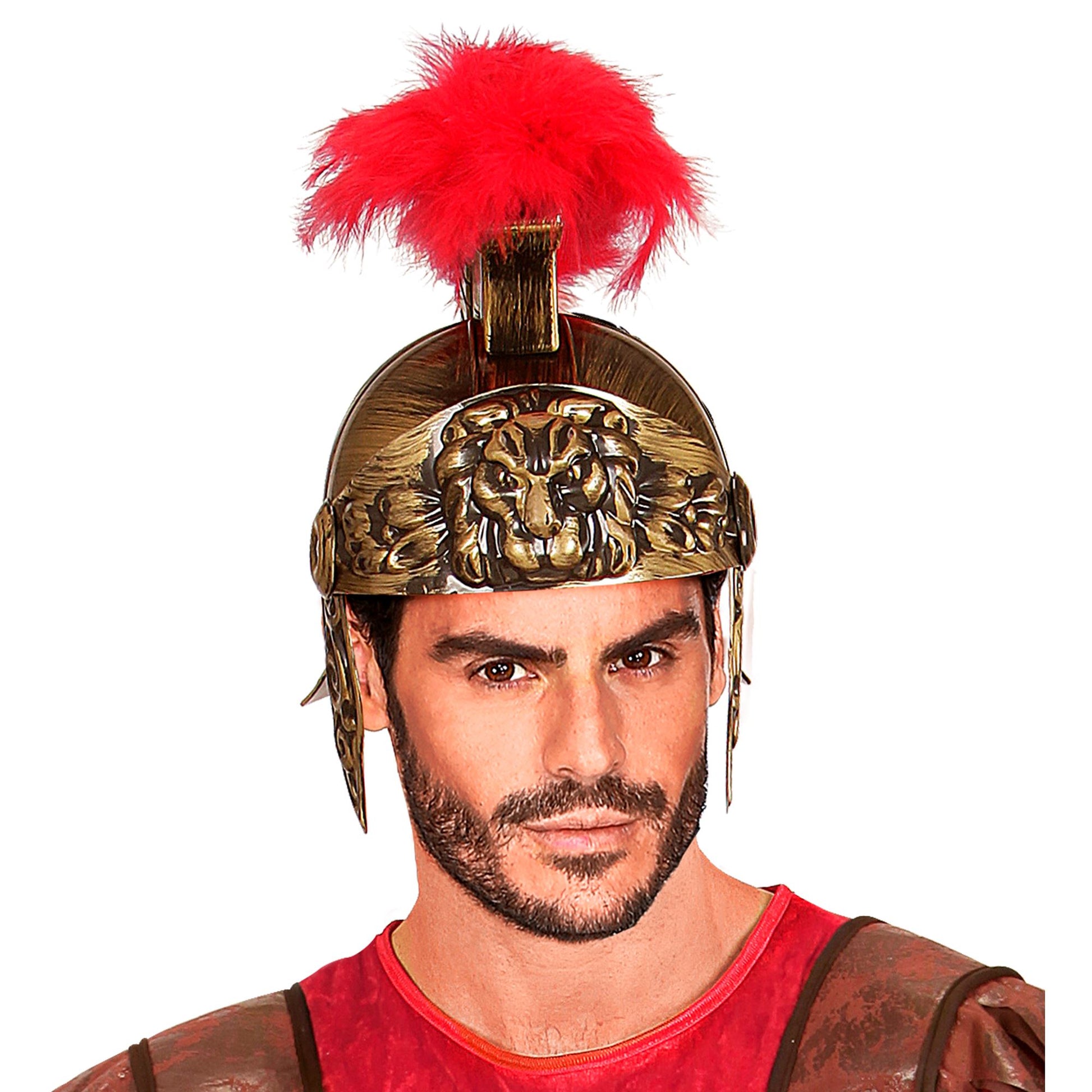 Widmann Römer Helm in Antik Gold – Detailansicht – Seitenansicht