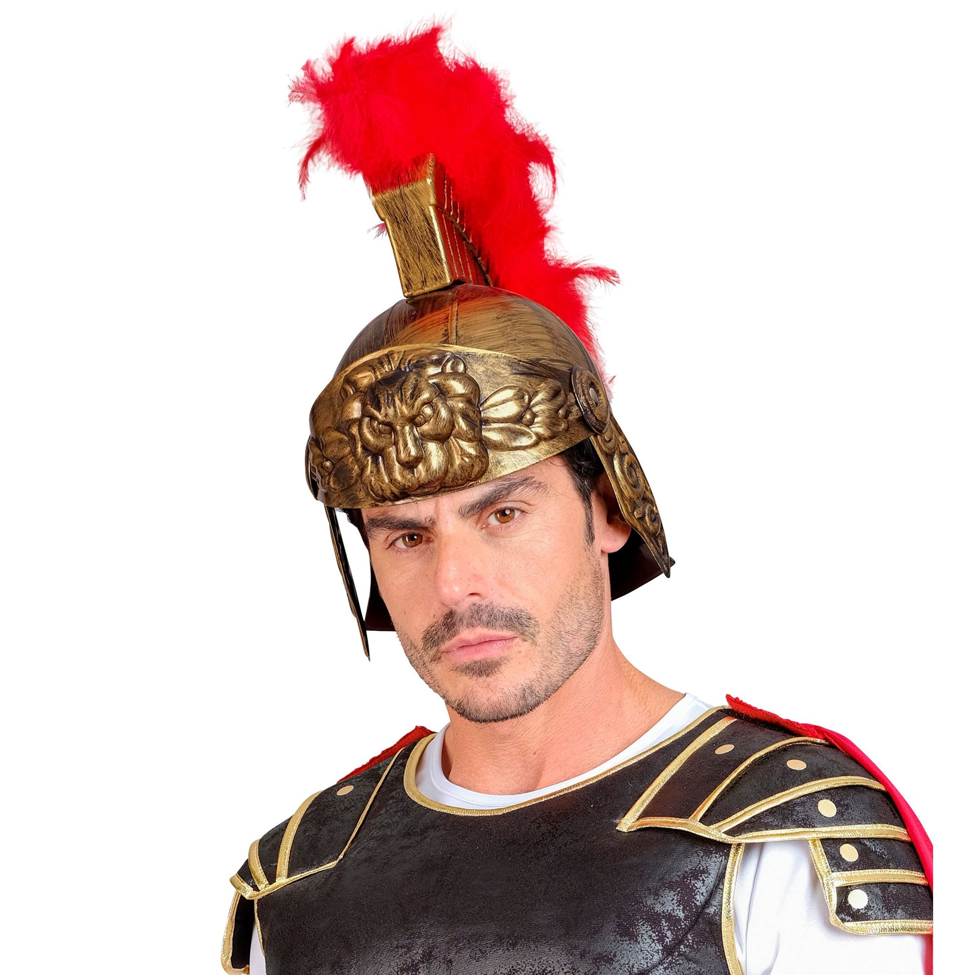 Widmann Römer Helm in Antik Gold – Detailansicht – Rückansicht