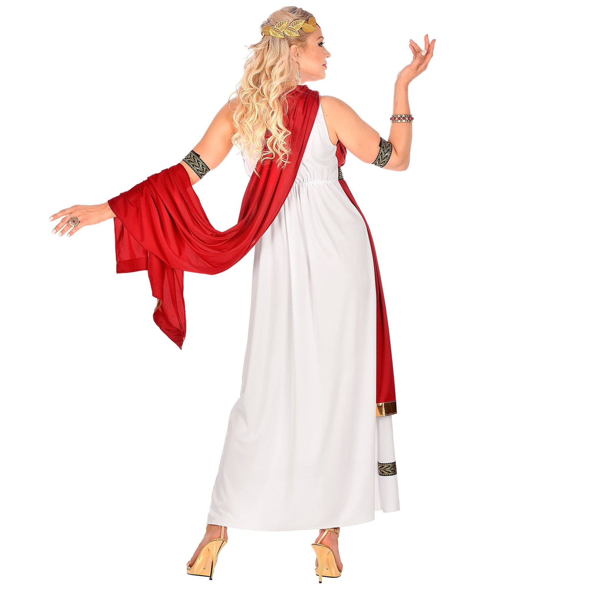 "RÖMISCHE KAISERIN" (Kleid mit Umhang, Armbändern, Lorbeerkranz) – Ansicht 5