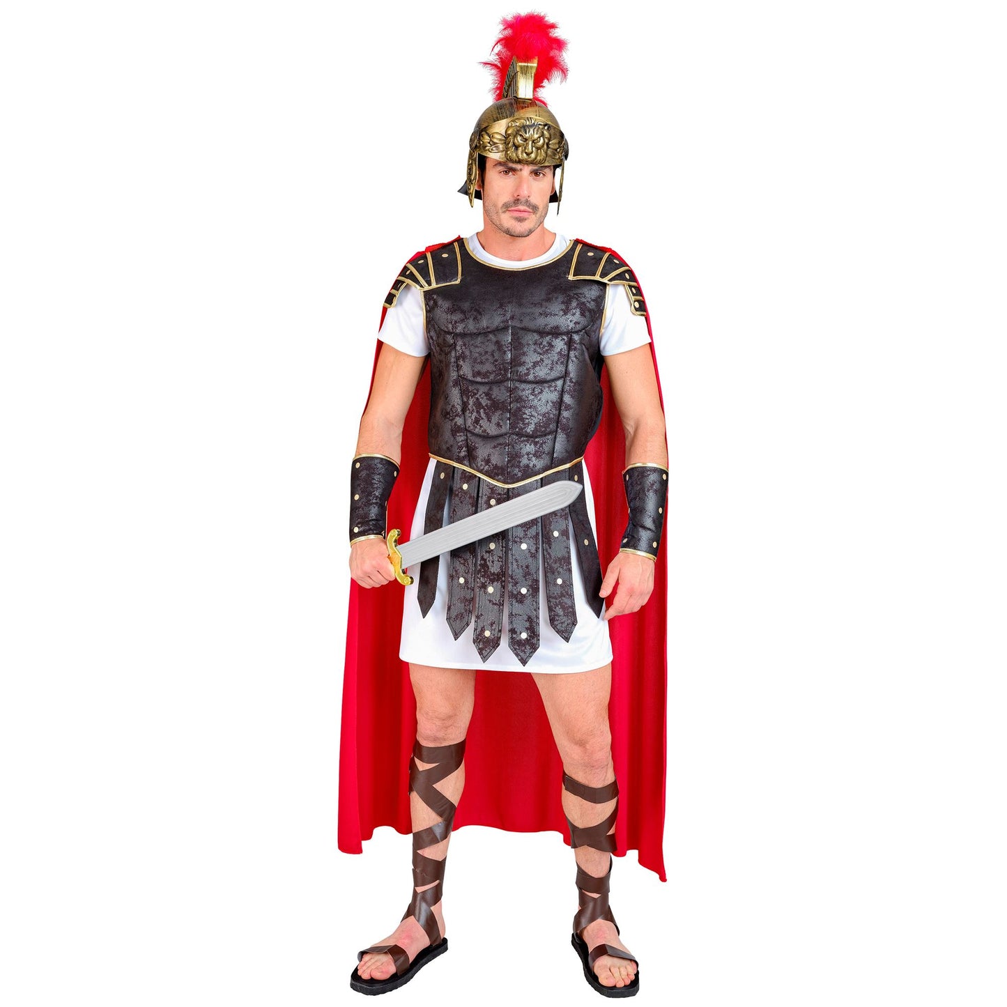 "RÖMISCHER CENTURIO" (Tunika, Rüstung mit Umhang, Armschoner) – Ansicht 3