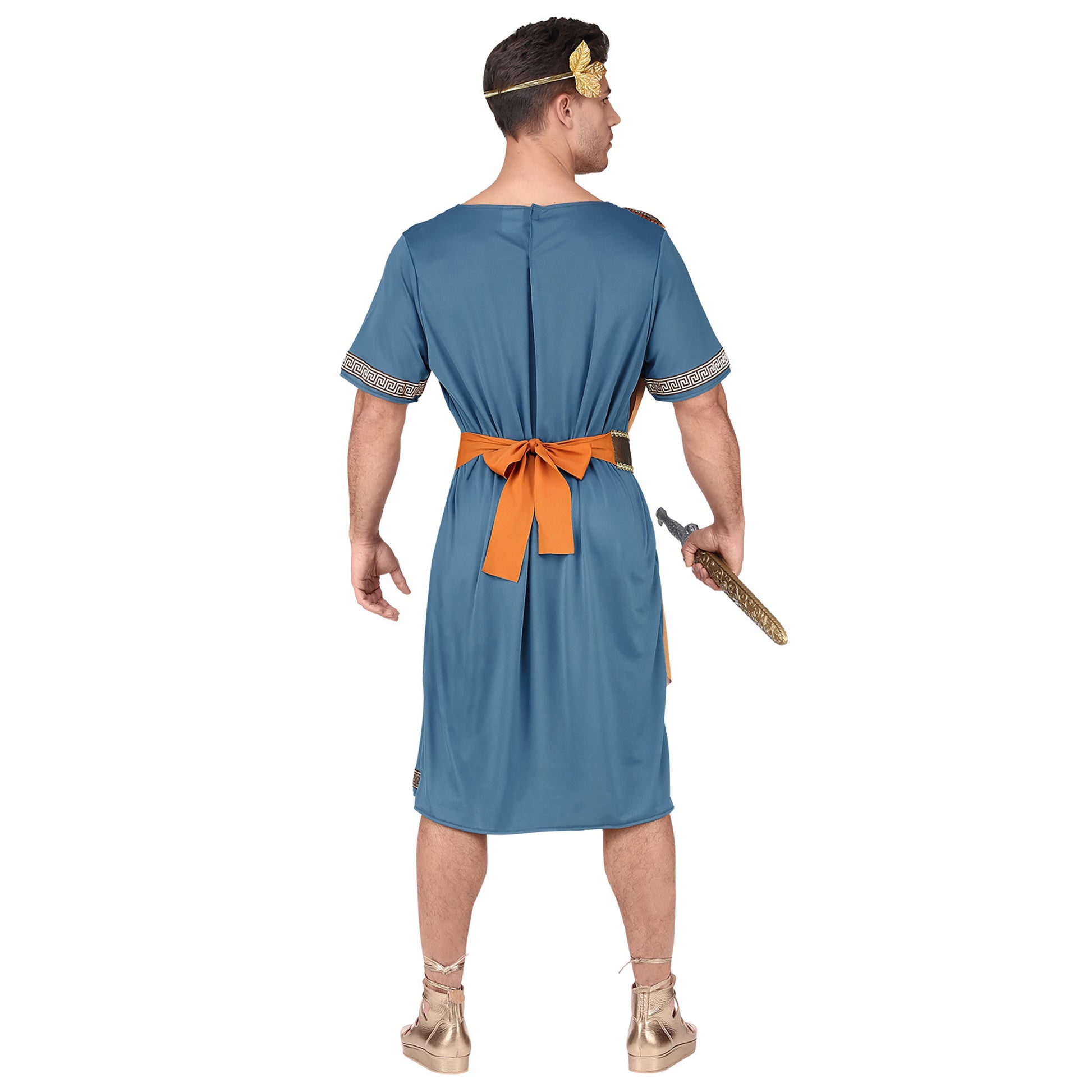 "RÖMISCHER IMPERATOR" (Tunika mit Schärpe, Gürtel, Lorbeerkrone) – Ansicht 3