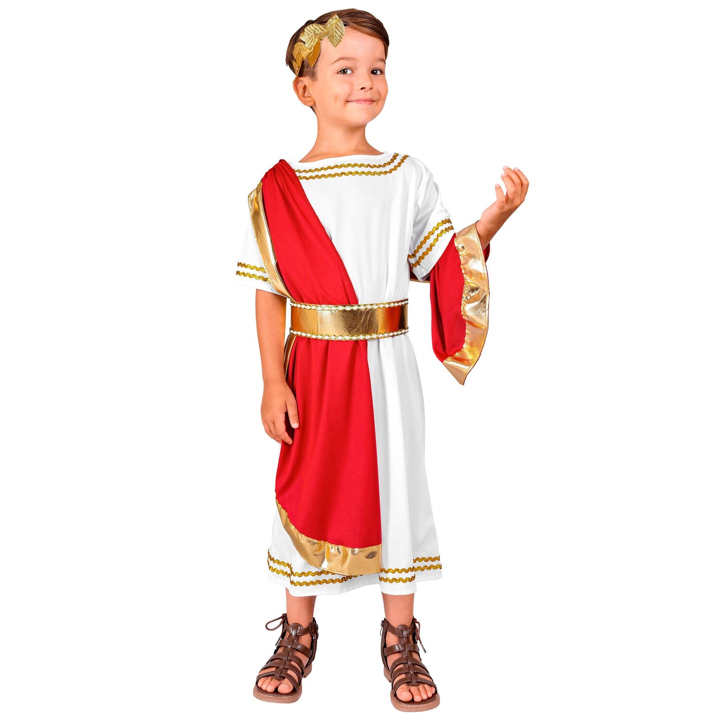 "RÖMISCHER KAISER" (Tunika mit Schärpe, Gürtel, Lorbeerkranz) – Ansicht 4