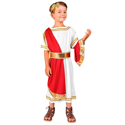 "RÖMISCHER KAISER" (Tunika mit Schärpe, Gürtel, Lorbeerkranz) – Ansicht 4