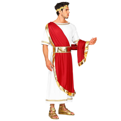 "RÖMISCHER KAISER" (Tunika mit Schärpe, Gürtel, Lorbeerkranz) – Ansicht 3