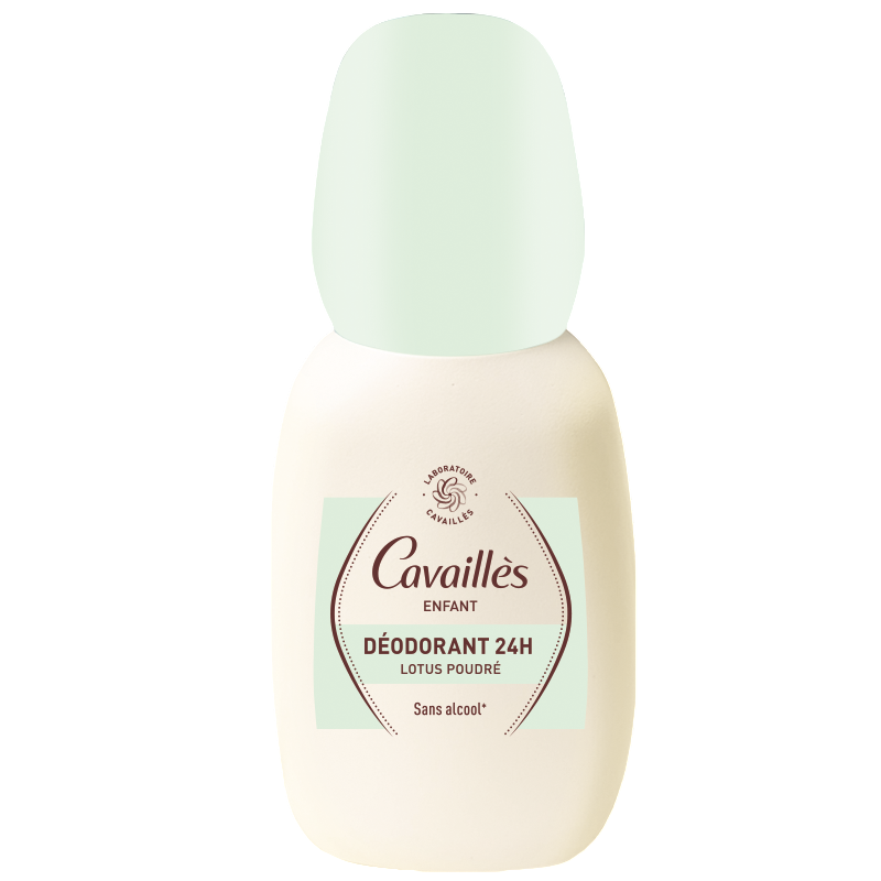 Roge Cavailles, Lotus Powder, 24h Schutz, Deodorant-Roll-On, Kinder, 75 ml