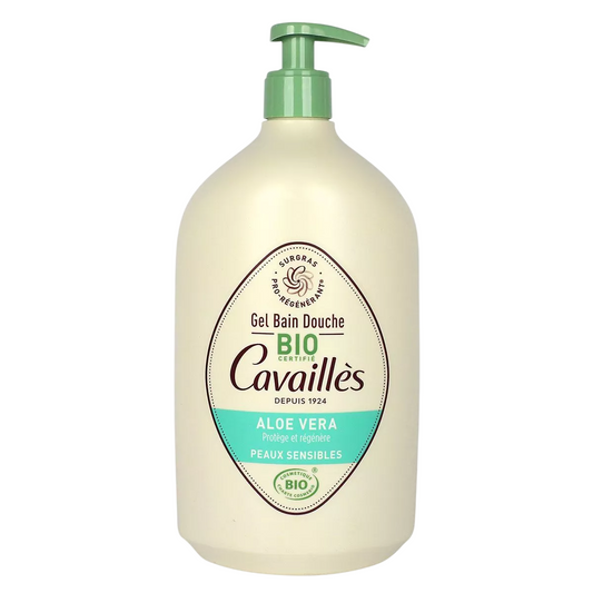 Roge Cavailles Roge Cavailles, Roge Cavailles, Aloe Vera, Regeneration, Duschgel, Für empfindliche Haut, 1000 ml Regular