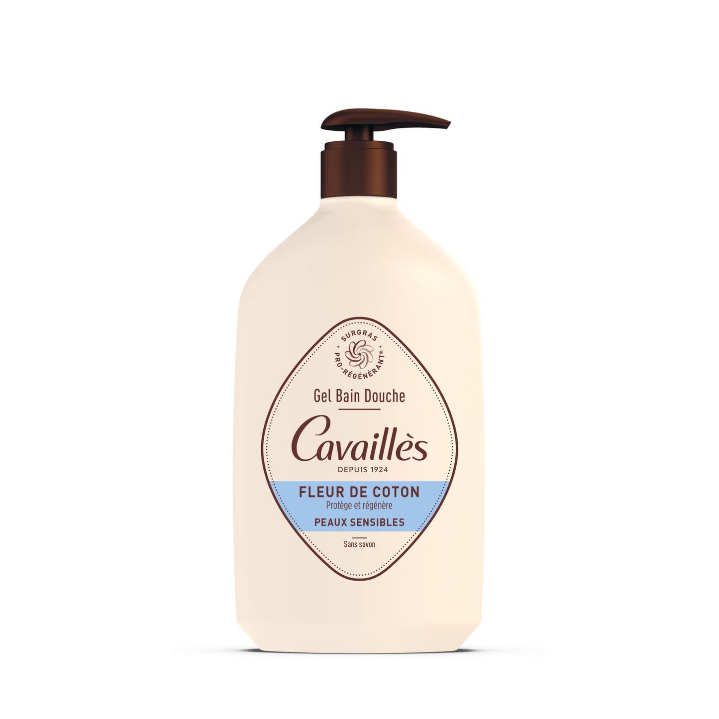 Roge Cavailles Roge Cavailles, Roge Cavailles, Cotton Flower, Regeneration, Duschgel, Für empfindliche Haut, 1000 ml Regular