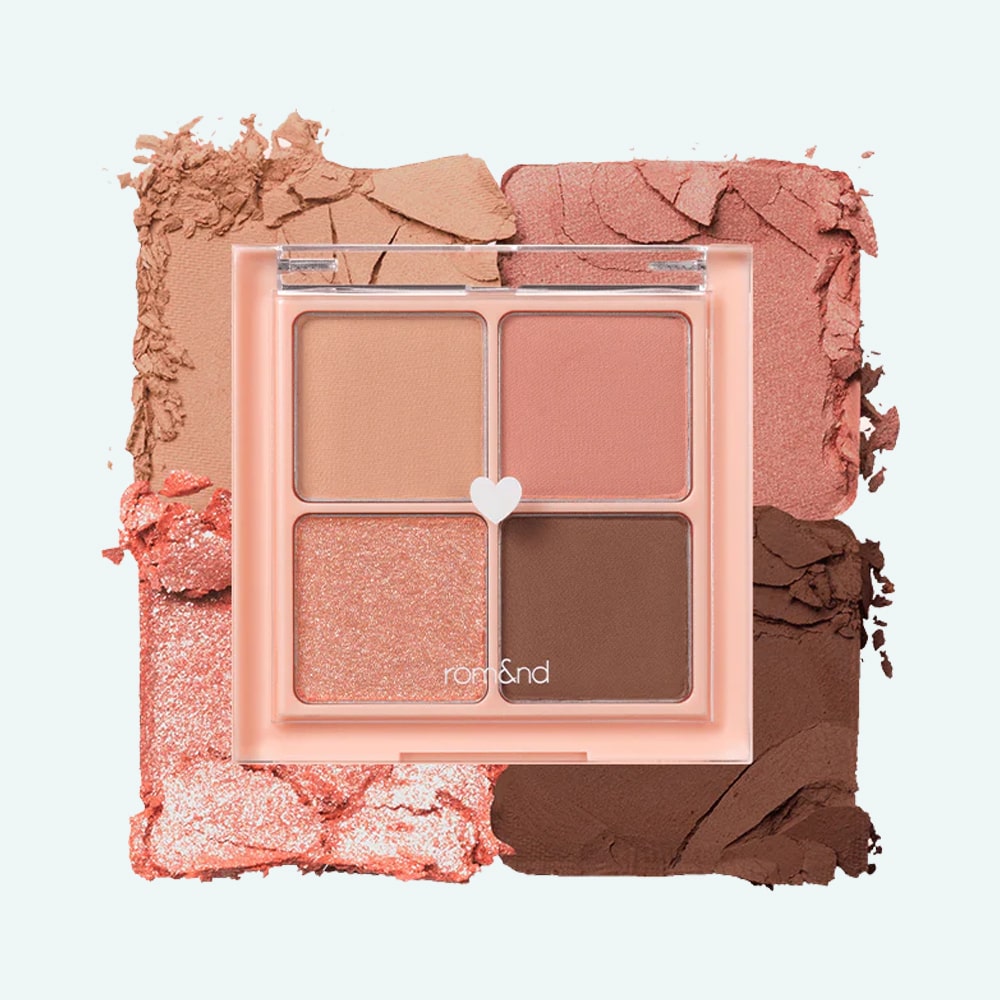 Rom&nd, Better Than Eyes, Lidschattenpalette, 01, Dry Mango Tulip, 4, 6.5 g