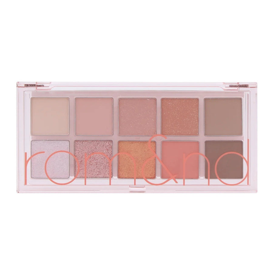 Rom&nd, Better Than Eyes, Lidschattenpalette, 08, Peach Dahlia Garden, 10, 102 g