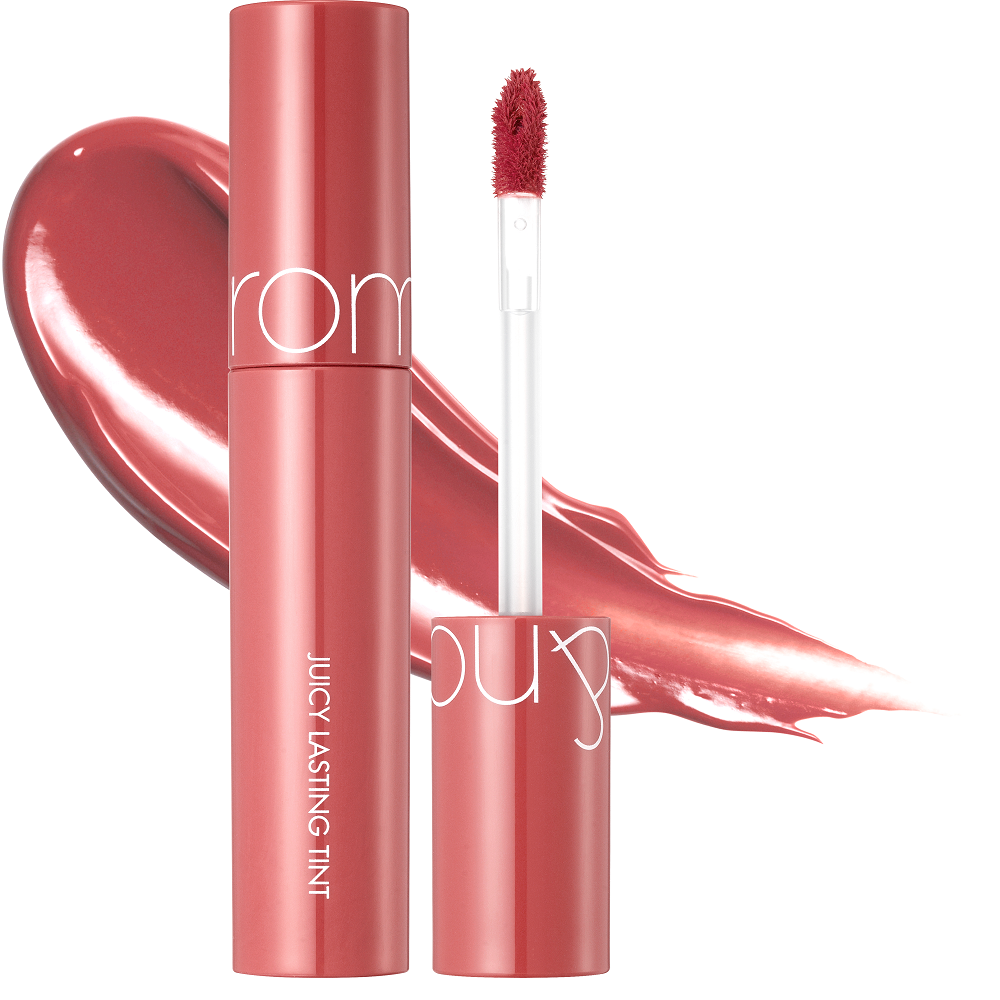 Rom&nd, Juicy Lasting Tint, Flüssiger Lippenstift, 11, Pink Pumpkin, 5.5 ml