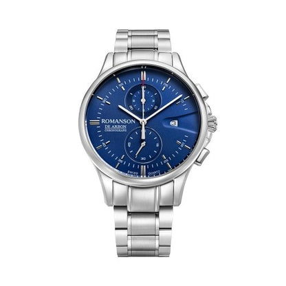 ROMANSON DE ARBON RWCAHM5A0900WHBL0 Chronograph Armbanduhr 40 mm