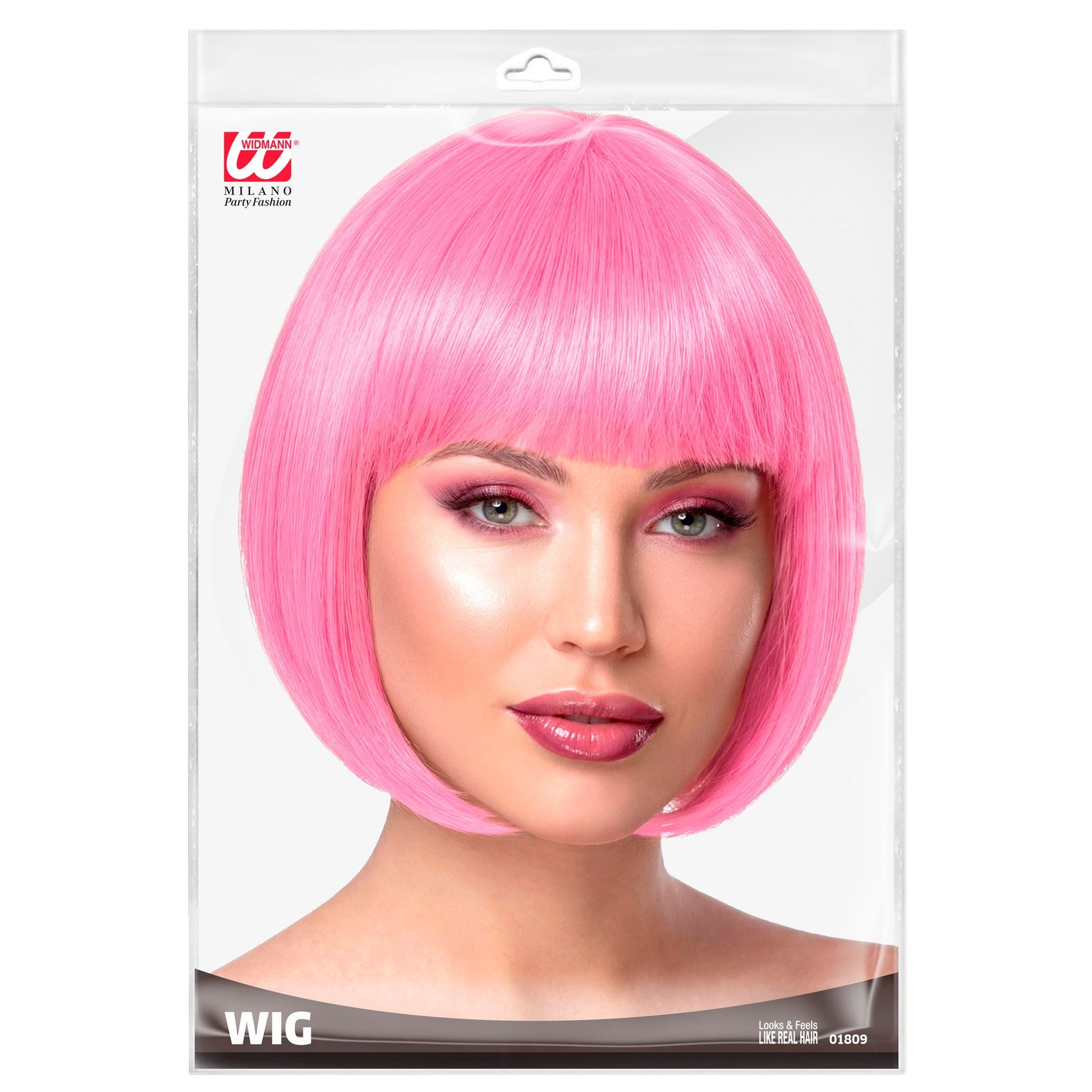 "ROSA CHANEL PERÜCKE" in Polybag – Detailansicht