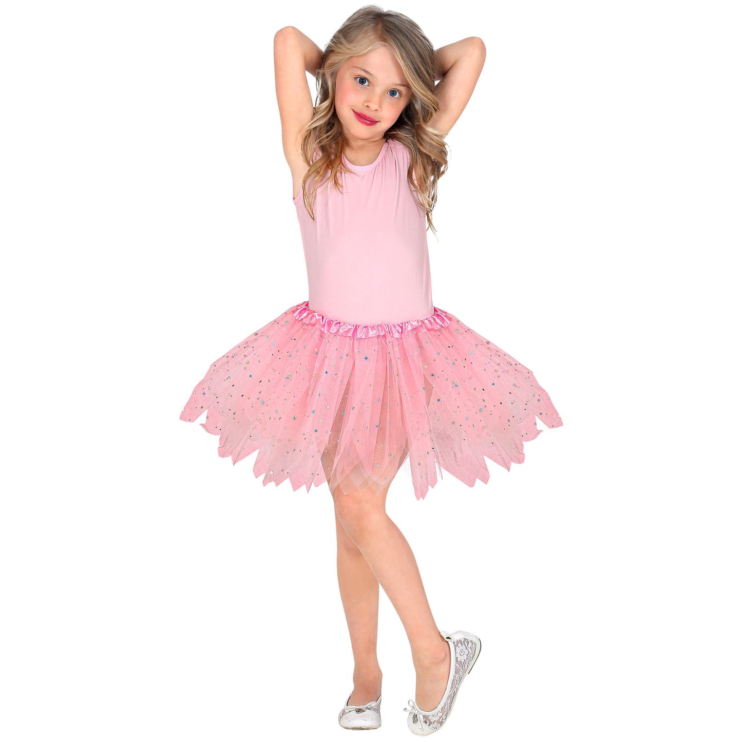 "ROSA GLITZERNDER TUTU" 30 cm – Detailansicht