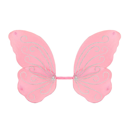 "ROSA SCHMETTERLING FLÜGEL" 85x50 cm – Vorderansicht