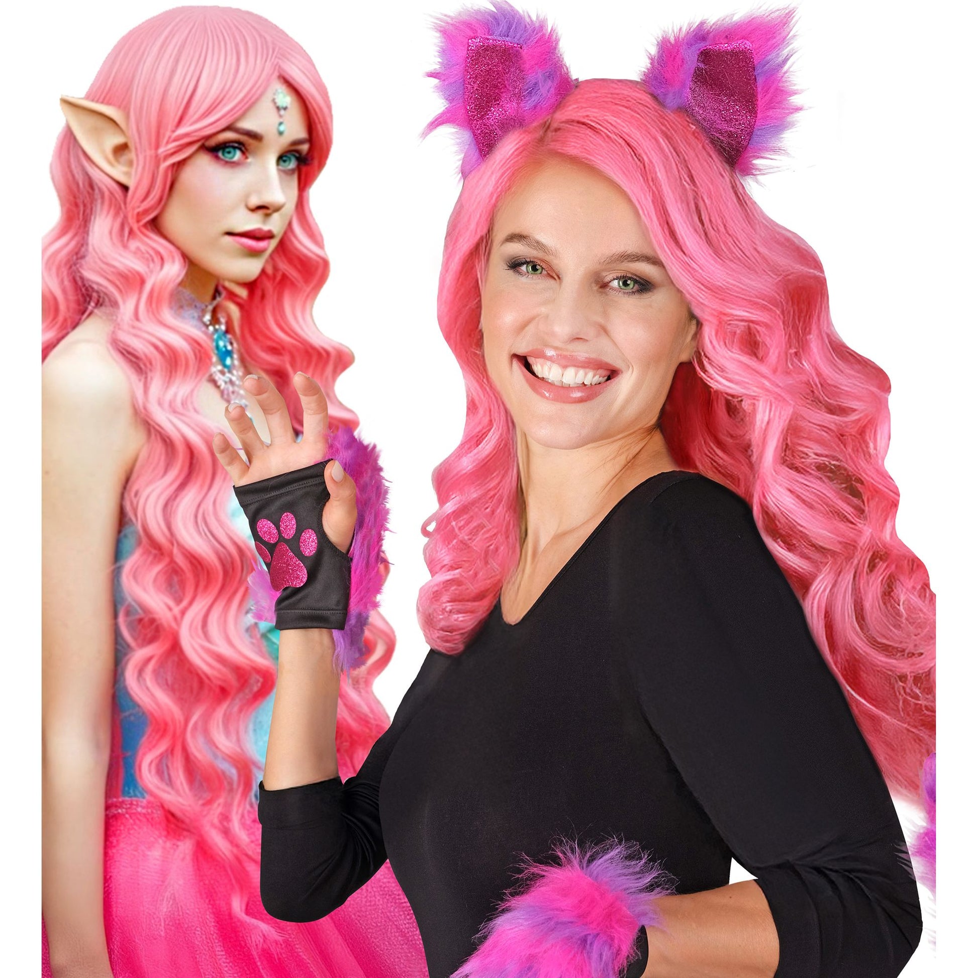 "ROSA SPIRALENLOCKENPERÜCKE IN DREAM HAIR QUALITÄT" in Box – Ansicht 3