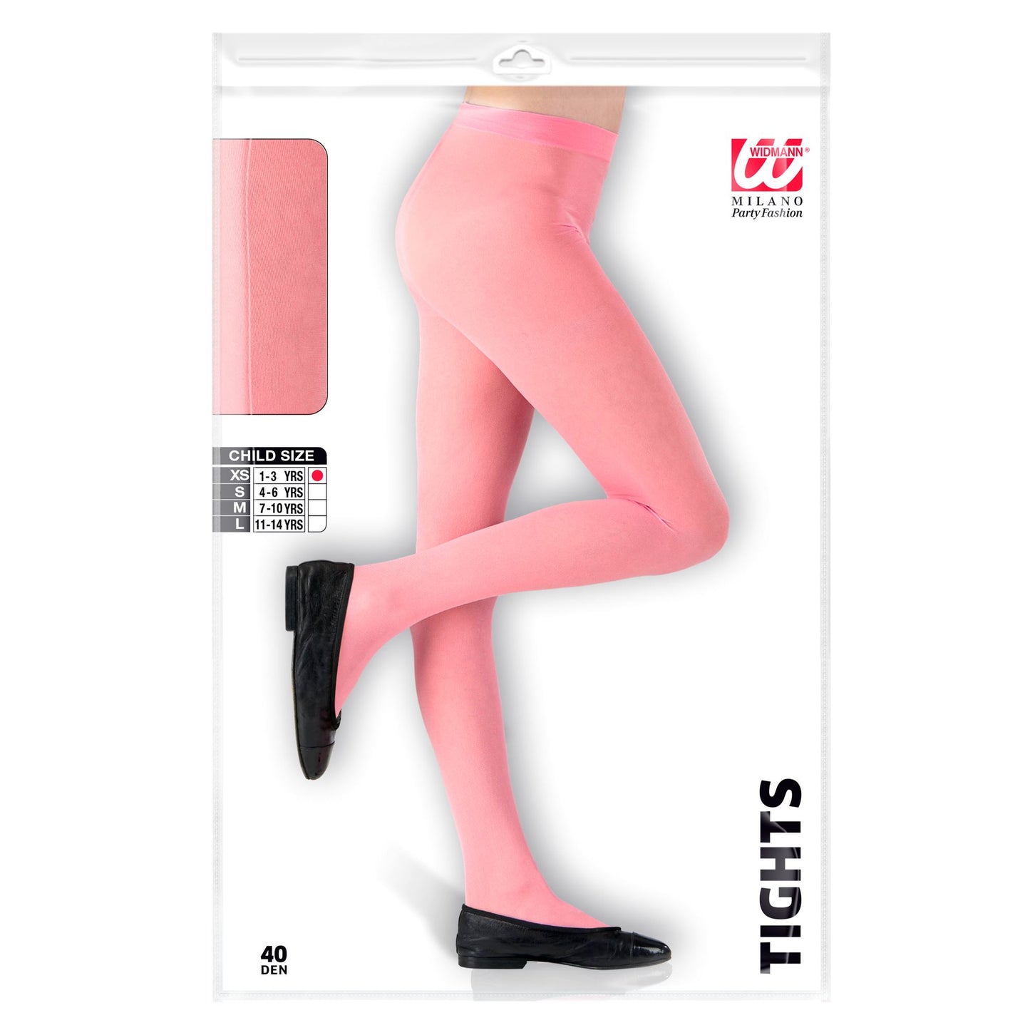 "ROSAFARBENE STRUMPFHOSE" 40 DEN – Detailansicht